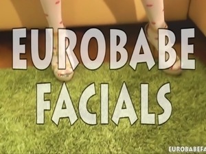 eurobabefacials pornstar massive facial
