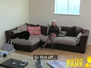 MisterFake Dirty hot blonde loves a bit of anal sex