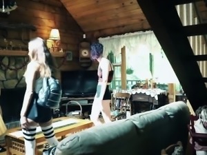Tattooed teen Jade Jantzen gets brutally fucked in a barn