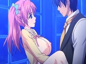 Redhead anime maid wetpussy fucked by her master