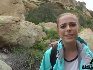 Hottest Hiking 3some!Alex Legend Fucks SarahShevon PennyPax
