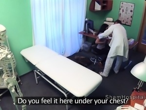 Doctor fucks patient with chest pain