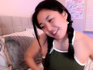 Asian japanese schoolgirl in lingerie mak