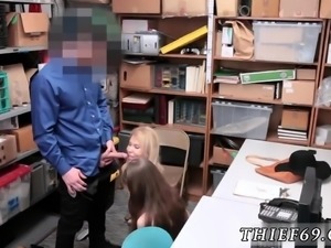 Petite hardcore Suspects grandmother was called to LP office