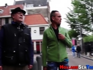 Dutch whore gets oral sex