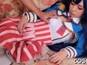 Hot japanese cosplay on webcam