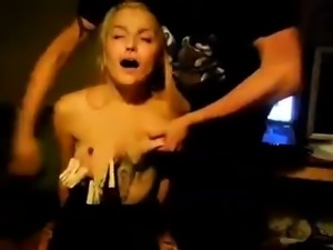 BDSM babe in fetish fucking