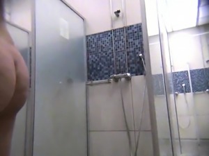 Hidden cam on shower