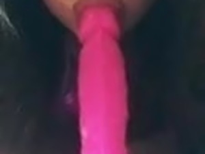 My Babygirl Blowing Her Pink Toy 1