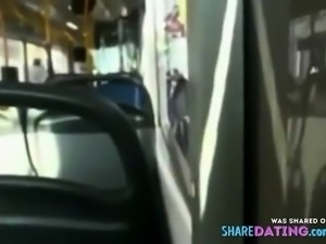 Jerking Cock Off On The Bus