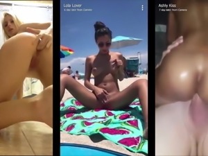 Sexy hot German whores are shooting video on iphone cam