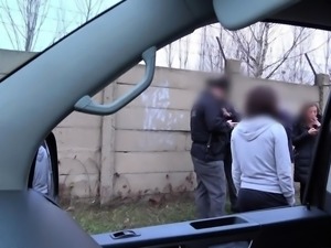 Silvia Dellai - Czech Road Police Cut In On Young Pornstars