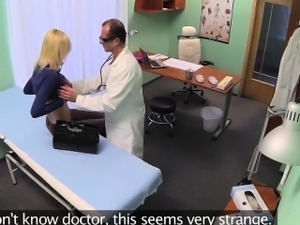 FakeHospital Skinny blonde takes doctors advice