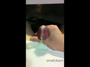 Small cock, big load by young asian
