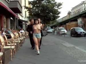 taking the new slut for a walk