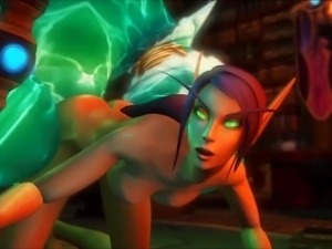 Girls in World of Warcraft have sex