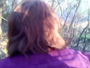anal sex with Olga in the woods