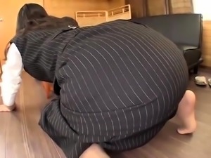 Japanese Femdom Massage Facesitting Feet Fetish with Oil