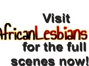 Two amazing African lesbians with big tits satisfying each
