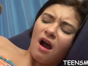 Sexy teen seduces her boyfriend