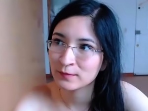 Pretty Hot Nerdy Bitch Selfshot Porn Homevideo