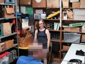 Petite pale teen thief strip searched and punish fucked
