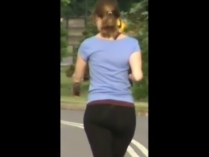 Ass, yoga pants jog