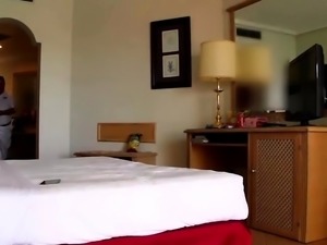Woman Flashes Hotel Staff